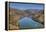 Tourist boats, vineyards and the Douro River, Alto Douro Wine Valley, UNESCO World Heritage Site, P-Richard Maschmeyer-Framed Premier Image Canvas