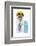 Tourist Dog With Hat And A Bag-Javier Brosch-Framed Photographic Print