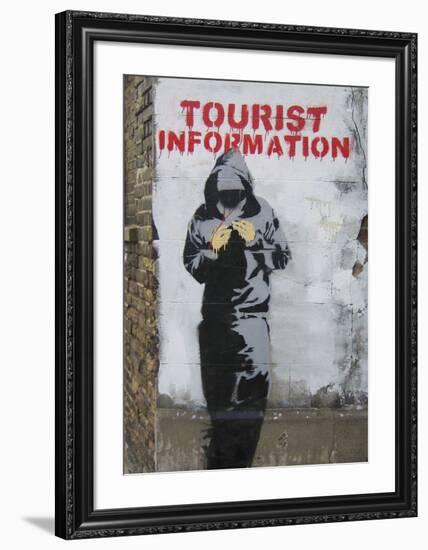 Tourist Information-Banksy-Framed Giclee Print