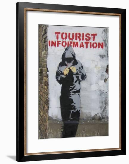 Tourist Information-Banksy-Framed Giclee Print