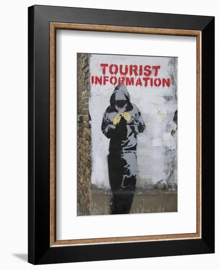 Tourist Information-Banksy-Framed Giclee Print