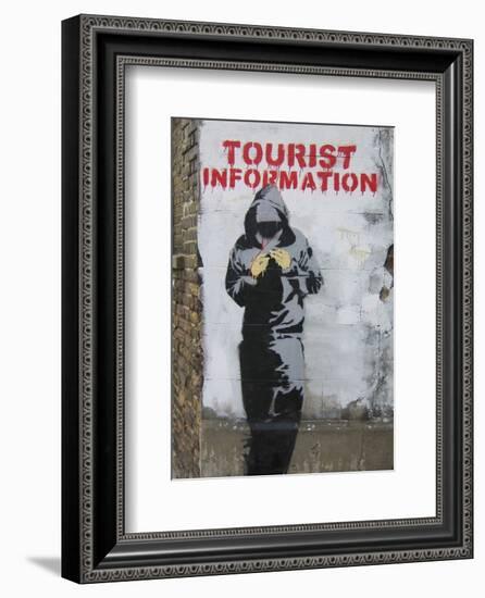 Tourist Information-Banksy-Framed Giclee Print