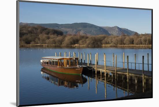 Tourist Launch, Derwentwater, Keswick, Lake District National Park, Cumbria, England, United Kingdo-James Emmerson-Mounted Photographic Print