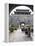 Tourist Rickshaw at a City Gate Watch Tower, Qufu City, Shandong Province, China-Kober Christian-Framed Premier Image Canvas