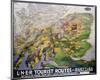 Tourist Routes in Scottish Highlands-null-Mounted Art Print