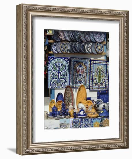 Tourist Shop, Sidi Bou Said, Near Tunis, Tunisia, North Africa, Africa-Ethel Davies-Framed Photographic Print