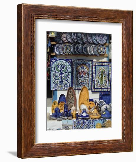 Tourist Shop, Sidi Bou Said, Near Tunis, Tunisia, North Africa, Africa-Ethel Davies-Framed Photographic Print