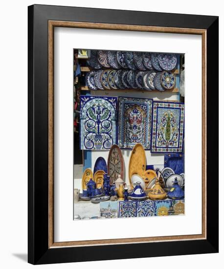 Tourist Shop, Sidi Bou Said, Near Tunis, Tunisia, North Africa, Africa-Ethel Davies-Framed Photographic Print