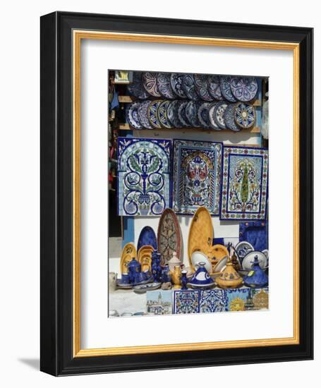 Tourist Shop, Sidi Bou Said, Near Tunis, Tunisia, North Africa, Africa-Ethel Davies-Framed Photographic Print