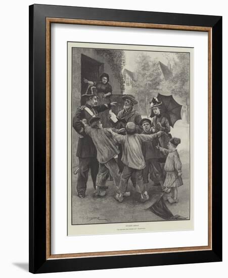 Tourists Abroad-William Henry Charles Groome-Framed Giclee Print