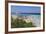 Tourists and beach umbrellas at La Pelosa Beach, Stintino, Asinara Nat'l Park, Sardinia, Italy-Roberto Moiola-Framed Photographic Print