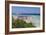 Tourists and beach umbrellas at La Pelosa Beach, Stintino, Asinara Nat'l Park, Sardinia, Italy-Roberto Moiola-Framed Photographic Print