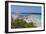 Tourists and beach umbrellas at La Pelosa Beach, Stintino, Asinara Nat'l Park, Sardinia, Italy-Roberto Moiola-Framed Photographic Print