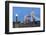 Tourists and Passers by Stop to Take Pictures of Tower Bridge at Dusk-Charlie Harding-Framed Photographic Print