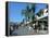 Tourists Checking Out a Restaurant Menu, Puerto De Mogan, Gran Canaria, Canary Islands-Peter Thompson-Framed Premier Image Canvas