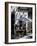 Tourists Drinking Outside a Hotel in Real de Catorce, Mexico-Alexander Nesbitt-Framed Photographic Print