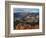 Tourists Hike Along the South Rim of the Grand Canyon-null-Framed Photographic Print