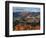 Tourists Hike Along the South Rim of the Grand Canyon-null-Framed Photographic Print