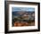 Tourists Hike Along the South Rim of the Grand Canyon-null-Framed Photographic Print