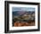 Tourists Hike Along the South Rim of the Grand Canyon-null-Framed Photographic Print