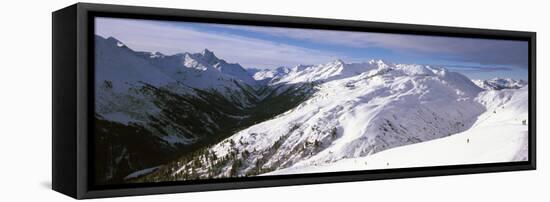 Tourists in a Ski Resort, Sankt Anton Am Arlberg, Tyrol, Austria-null-Framed Premier Image Canvas