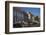 Tourists in boats travel on the Den Dijver canal in summer, Bruges, West Flanders, Belgium, Europe-Peter Barritt-Framed Photographic Print