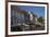 Tourists in boats travel on the Den Dijver canal in summer, Bruges, West Flanders, Belgium, Europe-Peter Barritt-Framed Photographic Print