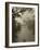 Tourists in Dugout Canoe, Yasuni National Park Biosphere Reserve, Amazon Rain Forest, Ecuador-Pete Oxford-Framed Photographic Print