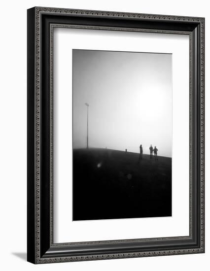 Tourists in the Fog-Guilherme Pontes-Framed Photographic Print