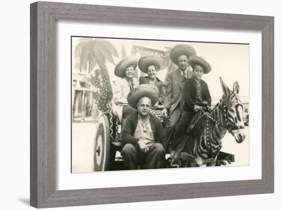 Tourists in Tijuana-null-Framed Art Print