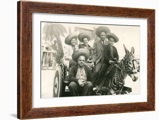 Tourists in Tijuana-null-Framed Art Print