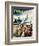 "Tourists in Washington D. C.," Saturday Evening Post Cover, August 7, 1948-Constantin Alajalov-Framed Giclee Print