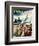 "Tourists in Washington D. C.," Saturday Evening Post Cover, August 7, 1948-Constantin Alajalov-Framed Giclee Print