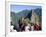 Tourists Looking out Over Machu Picchu, Unesco World Heritage Site, Peru, South America-Jane Sweeney-Framed Photographic Print