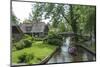 Tourists on the Canal at Giethorn, Holland, Europe-James Emmerson-Mounted Photographic Print