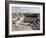 Tourists Praying at a Wall, Wailing Wall, Dome of the Rock, Temple Mount, Jerusalem, Israel-null-Framed Photographic Print