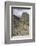 Tourists visit the ruins of the Inca archaeological site of Ollantaytambo near Cusco. Peru, South A-Julio Etchart-Framed Photographic Print