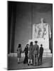 Tourists Visiting Lincoln Memorial-Thomas D^ Mcavoy-Mounted Photographic Print