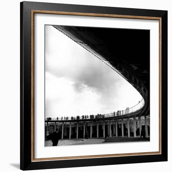 Tourists Walking About the Grounds of the New York World's Fair-David Scherman-Framed Photographic Print