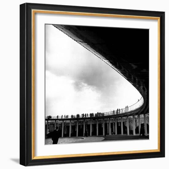 Tourists Walking About the Grounds of the New York World's Fair-David Scherman-Framed Photographic Print