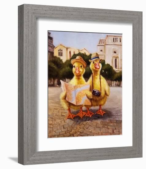 Tourists-Lucia Heffernan-Framed Art Print