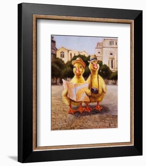 Tourists-Lucia Heffernan-Framed Art Print