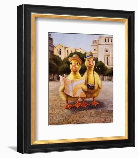 Tourists-Lucia Heffernan-Framed Art Print