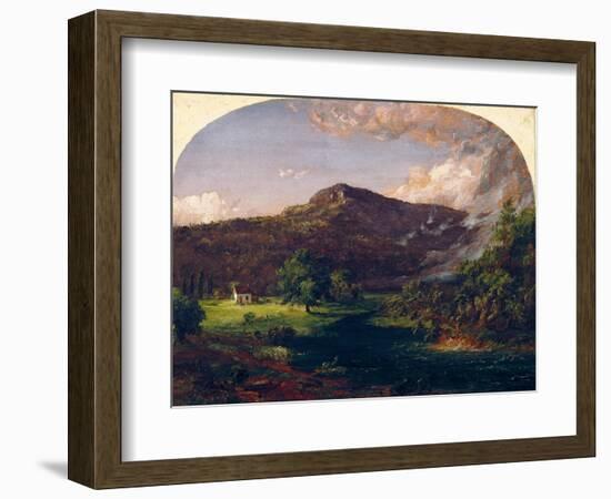 Tourn Mountain, Head Quarters of Washington, Rockland Co., New York, 1851 (Oil on Canvas)-Jasper Francis Cropsey-Framed Giclee Print
