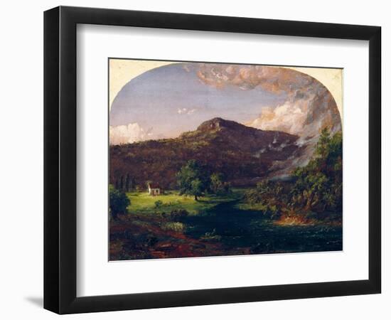 Tourn Mountain, Head Quarters of Washington, Rockland Co., New York, 1851 (Oil on Canvas)-Jasper Francis Cropsey-Framed Giclee Print