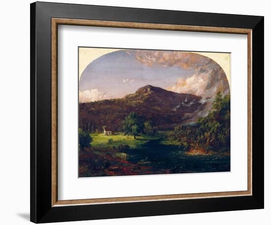 Tourn Mountain, Head Quarters of Washington, Rockland Co., New York, 1851 (Oil on Canvas)-Jasper Francis Cropsey-Framed Giclee Print