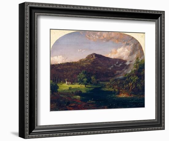 Tourn Mountain, Head Quarters of Washington, Rockland Co., New York, 1851 (Oil on Canvas)-Jasper Francis Cropsey-Framed Giclee Print