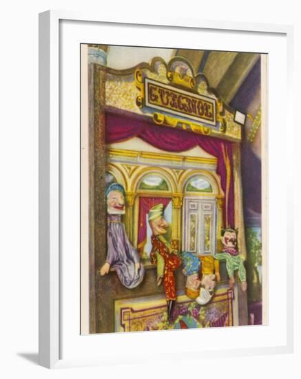 Tournai, Belgium Traditional Guignol De La Maison Tournaisienne (Puppet Theatre)-null-Framed Photographic Print