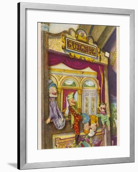 Tournai, Belgium Traditional Guignol De La Maison Tournaisienne (Puppet Theatre)-null-Framed Photographic Print
