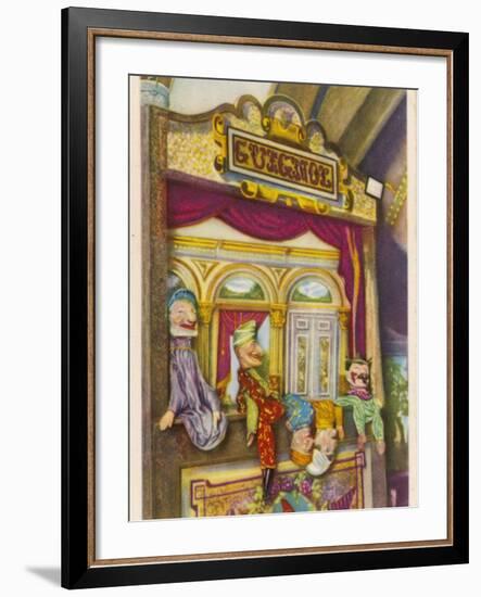 Tournai, Belgium Traditional Guignol De La Maison Tournaisienne (Puppet Theatre)-null-Framed Photographic Print